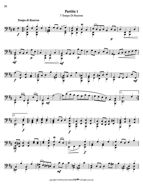 Bach Three Sonatas And Partitas For 8 String Guitar - Image 3