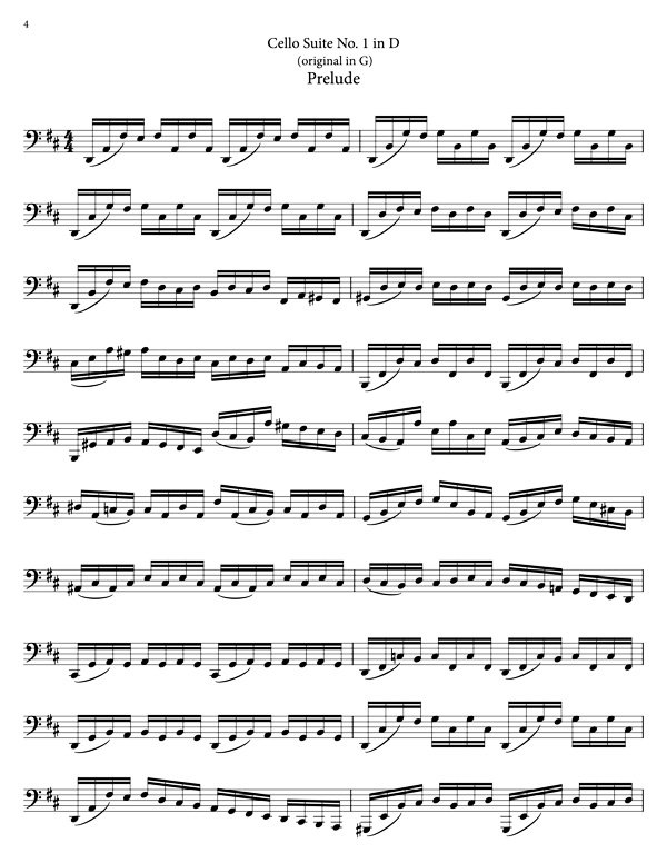 Bach Cello Suites For 8 String Guitar - Image 2