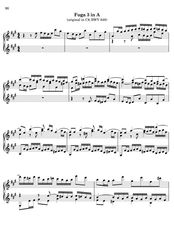 Bach Well Tempered Clavier for 7 string guitar, volume 1 - Image 6