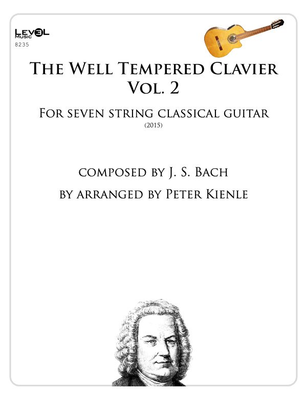 Bach Well Tempered Clavier for 7 string guitar, volume 2