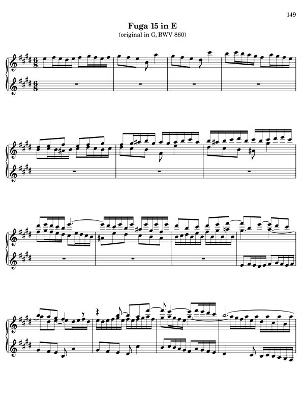 Bach Well Tempered Clavier for 7 string guitar, volume 3 - Image 5