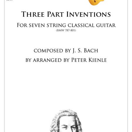 Bach Three Part Inventions for 7 String Guitar