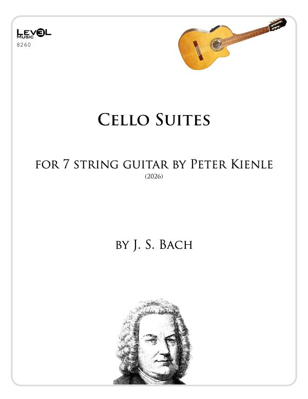 Bach Cello Suites For 7 String Guitar